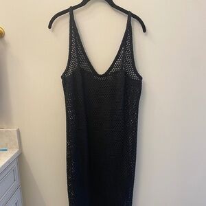 Crochet Maxi Beach Cover-Up Dress